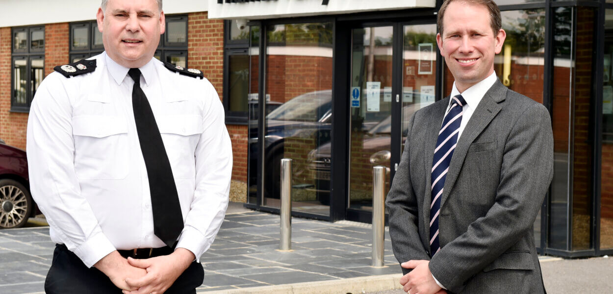 PCC and Chief Constable outside Force HQ