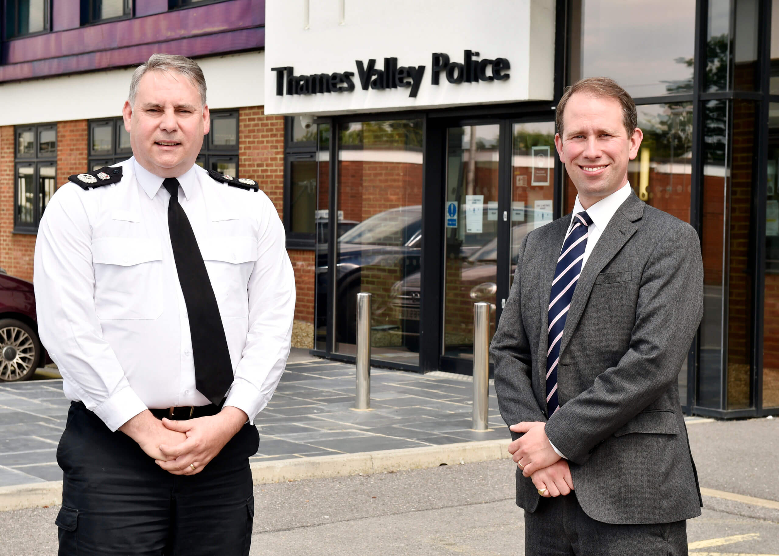 PCC and Chief Constable outside Force HQ