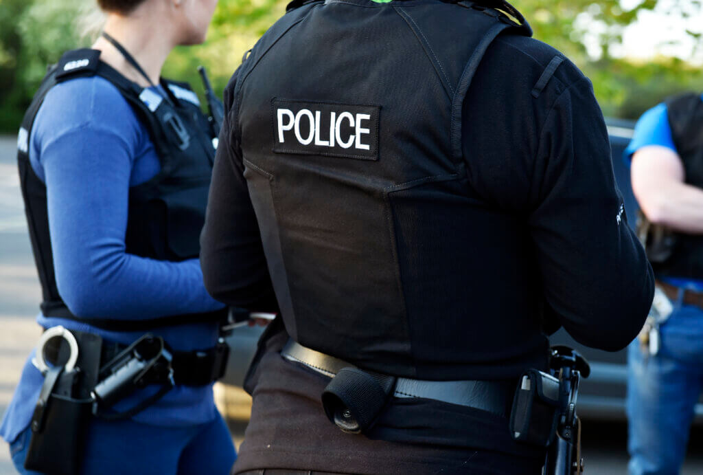 Photo of a uniformed police officer.