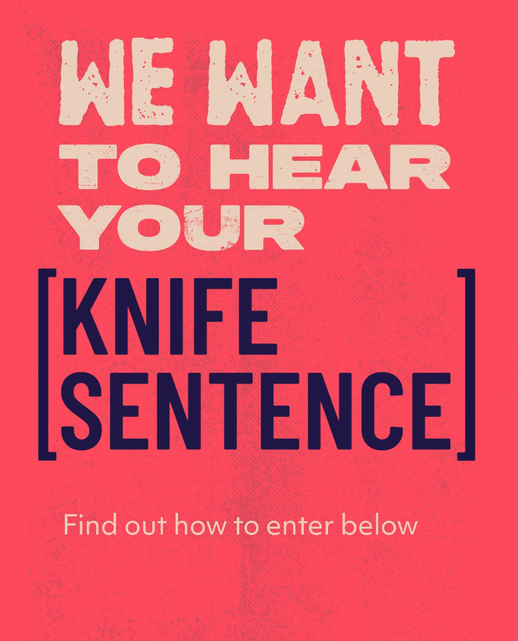 Knife Sentence Competition graphic