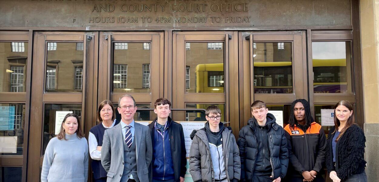 PCC with Getting Court outside Oxford Crown Court