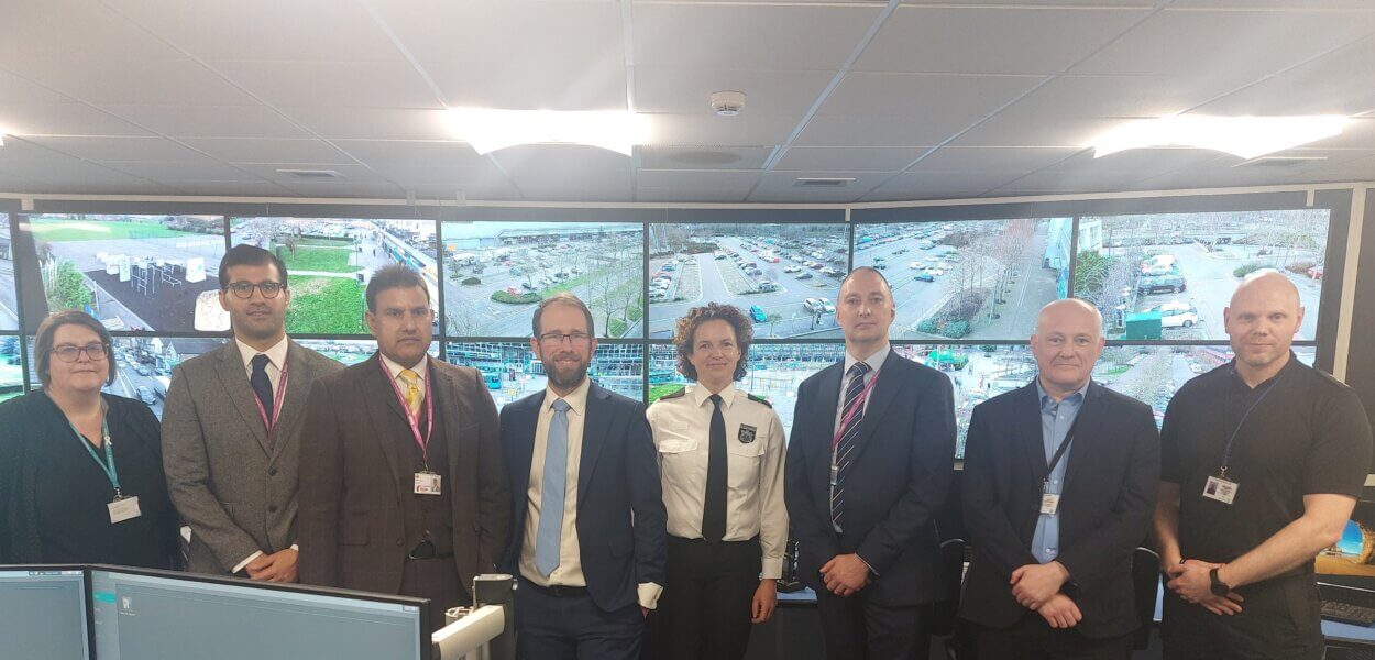 members of the Thames Vallet CCTV Partnership from PCC, Thames Valley Police, Slough Borough Council and Milton Keynes City Council