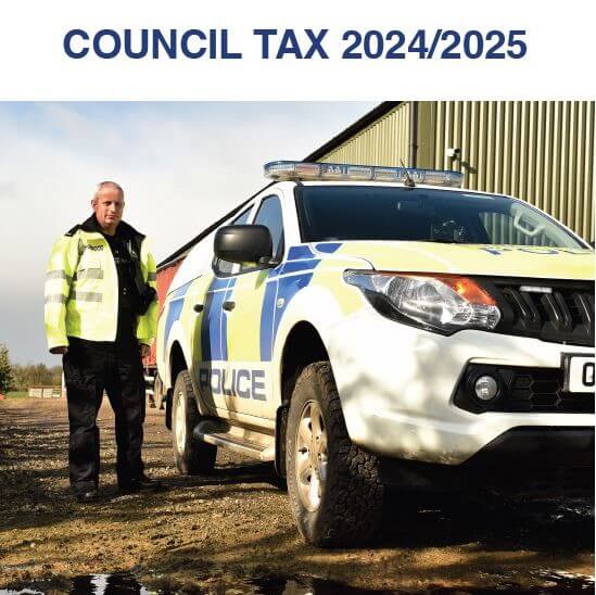 Front cover of Council Tax leaflet 2024/25