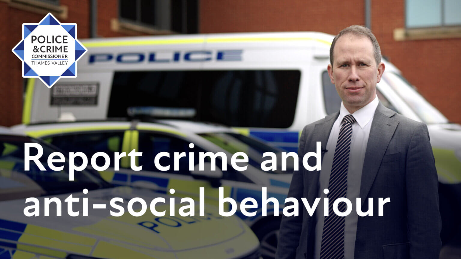 PCC urges residents to report crime - Thames Valley PCC