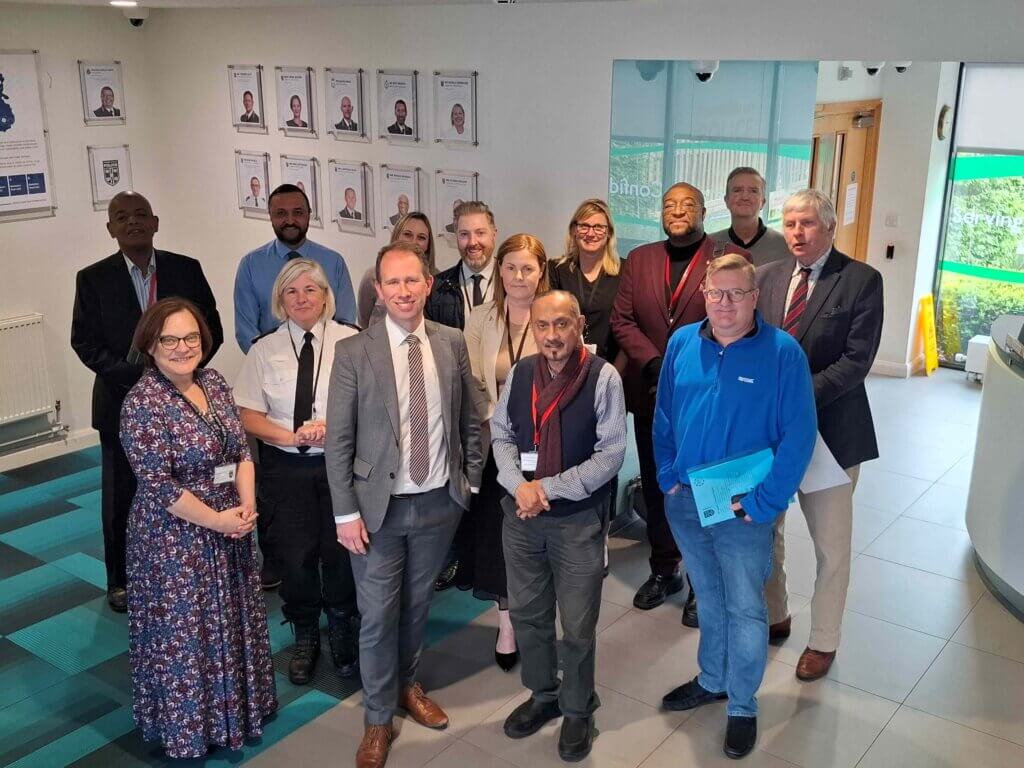 Chairs of Independent Scrutiny groups with Police and Crime Commissioner following their first meeting